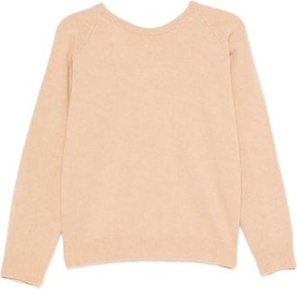 Maison Margiela Beige Crew-neck Sweater