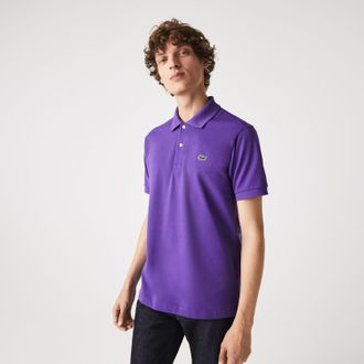 Lacoste Heren Lacoste Orginal L.12.12 Poloshirt in Lavendel