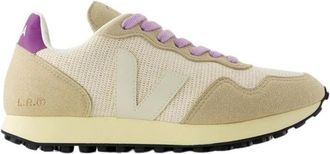 Veja Nylon Sneakers - Ronde Neus - Dames - Sneakers - Beige - 38 EU - Nylon - Schoenen