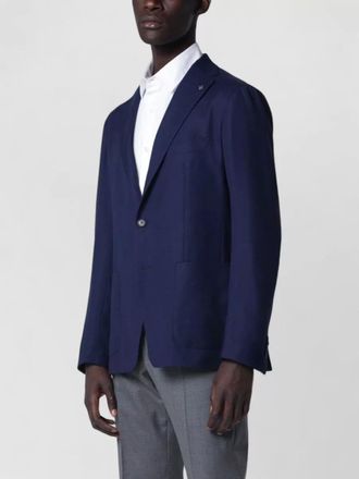 Tagliatore single breasted coat notch lapel front pockets