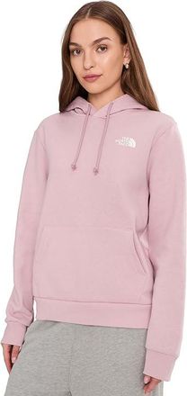 The North Face Evolution Box NSE Hoodie Womens Sweatshirt Metal Pink : 2XL, Cotton/Polyester