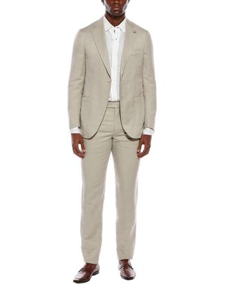 Isaia 2pc Silk & Linen-Blend Suit
