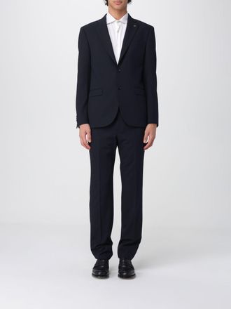 Manuel Ritz Single-Breasted Suit in Wool Blend