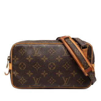 Louis Vuitton Tweedehands Monogram Pochette Marly Bandouli&egrave;re