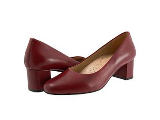 Trotters Daria High Womens Heels Sangria : 12 W (D), Leather