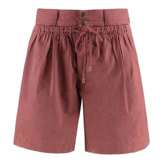 Isabel Marant Dames, Korte broeken, Rood, Maat: XS Katoen