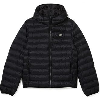 Lacoste Mens Bh0539 Parkas & Jackets, Black, 38