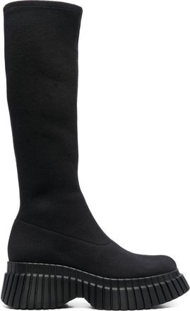 Camper 70mm knitted platform boots - women - TENCEL Lyocell (LENZING)/Recycled Polyester/Recycled Polyester/Polyethylene vinyl acetate (PEVA) - 38