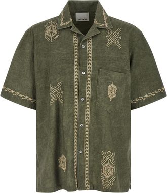 Isabel Marant Green Zekim Shirt