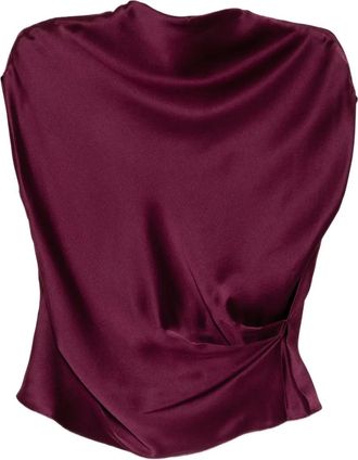 The Sei Blusa drappeggiata - Viola