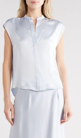Vince Satin Shell Tank in Surf Mist at Nordstrom Rack, Size X-Small