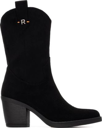 Xti Womens Italian Western Suede Booties Refresh Collection By XTI