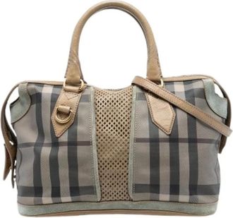 Burberry Pre-owned Handbags, female, Multicolor, Size: ONE SIZE Pre-owned Satchel