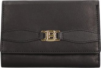 Laura Biagiotti Compacte Portemonnee van Leer - Dames - Portefeuilles - Zwart - ONE Size - Leer - Accessoires