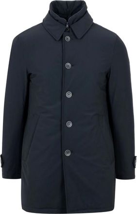 Herno Byron Regenjas - Heren - Mantel - Blauw - 3XL - Polyester - Jassen