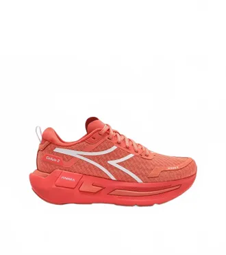 Diadora Womens Cellula 2 Running Shoes In Coral/hot Coral