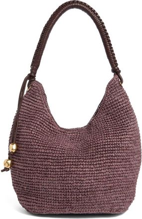 Madewell The Camren Straw Bag in Chocolate Raisin at Nordstrom Rack