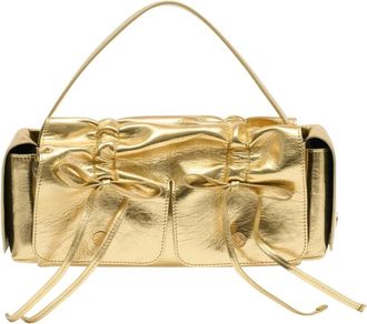 Acne Studios Multipocket Lux Schoudertas - Dames - Handtassen - Geel - ONE Size - Leer - Tassen