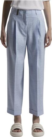 PESERICO Pantalon P04579D - Dames - Straight fit broeken - Blauw - 2XL - Broeken