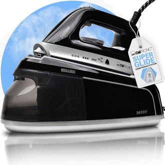 Clatronic Centro De Planchado A Vapor Clatronic Con Plancha De Vapor 3,5 Bar Plancha De Vapor Con Suela Superglide Y Dep&oacute;sito De Agua De 1,2l 80 Min. De Autonom