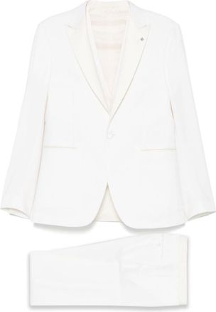 Tagliatore White wool suit