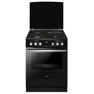 Amica Fornello misto 4 fuochi da 77 l nero - ACM7037RN - amica