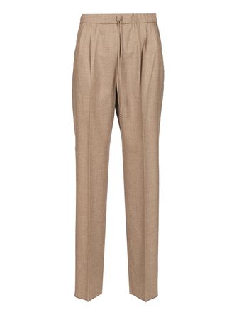 Max Mara Stretch Cashmere Trousers Marrone-Donna