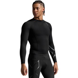 2XU Mens Ignition Shield Compression Tights in Black/silver at Nordstrom, Size Xx-Large