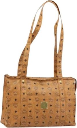 MCM Pre-owned Tote Bags, female, Brown, Size: ONE SIZE Pre-owned Tote Bag