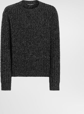 Dolce & Gabbana Wool Blend Pullover - Man Sweaters And Cardigans Multicolor Xxl