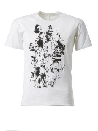 L'Eclaireur abstract print T-shirt - men - Cotton - S - White