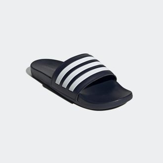 adidas Badesandale ADIDAS SPORTSWEAR COMFORT ADILETTE, Gr. 40,5, blau (legend ink, cloud wei&szlig;, legend ink), Synthetik, Schuhe Badesandale, Badelatschen
