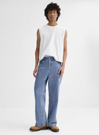 Djab Mens Light blue 5-pocket jean Wynwood fit - Relaxed