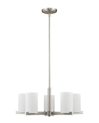 Livex Lighting Livex Astoria 5-Light Brushed Nickel Chandelier