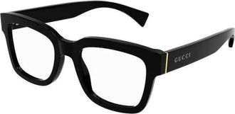 Gucci Brillen - unisex - Brillen - Zwart - 52 MM - Accessoires