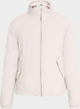 Brunello Cucinelli Men & apos;s Thermor Stand Collar Full-Zip Jacket