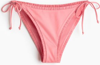 H&M Cheeky Tie-Tanga-Bikinihose - Pink