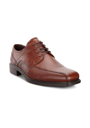 Ecco Mens Johannesburg Tie Oxford Shoes In Cognac