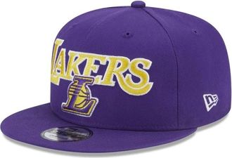 New Era Paarse Lakers NBA Patch Pet - Heren - Petten - Paars - M/L - Accessoires