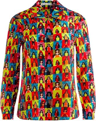 Alice & Olivia Mujer, Blusas y Camisas, Multicolor, Talla: S