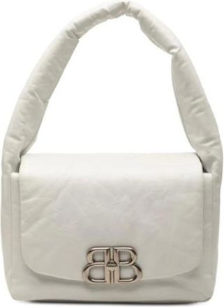 Balenciaga Pre-owned Handbags, female, White, Size: ONE SIZE Pre-owned Shoulder Bag