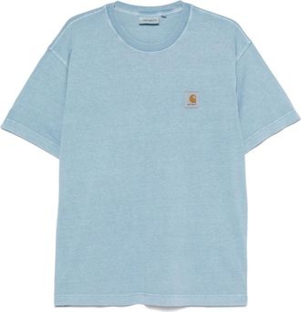 Carhartt Work in Progress Light Blue Logo T-Shirt
