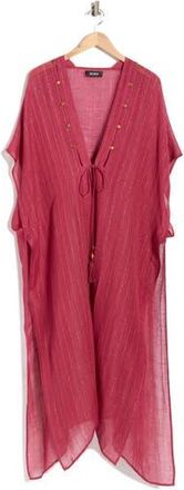 BCBGeneration Pinstripe Woven Duster in Wine at Nordstrom Rack