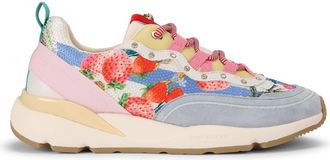 Kurt Geiger Womens Suede Sporty Runner Sneakers - White - Size UK 6