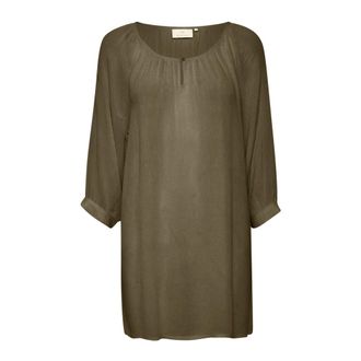 Kaffe Amber Tunic - - Dresses - Donna - Verde - XS