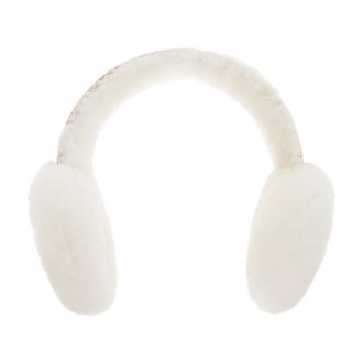 UGG Paraorecchie Ricamati in Pelle di Pecora - - Accessories - Donna - Beige - ONE SIZE
