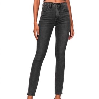 Abercrombie & Fitch 90S High Rise Skinny Jeans In Black