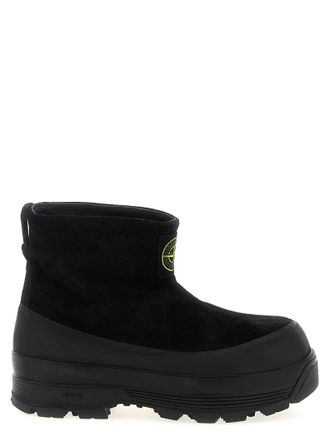 Stone Island Suede Ankle Boots