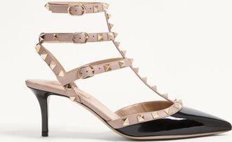 Valentino Garavani D&eacute;collet&eacute; Rockstud Con Cinturini 65Mm Donna NERO/POUDRE 34.5