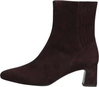 Peter Kaiser Enkellaarsjes 75343-47 - Dames - Laarzen met Hak - Bruin - 41 EU - Leer - Schoenen